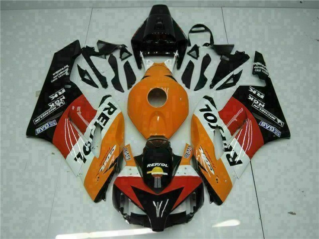 CBR 1000 RR 04-05 Verkleidung - Orange Schwarz Repsol CBR 1000 RR 04-05 Verkleidung - Orange Schwarz Repsol