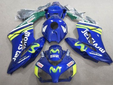 CBR 1000 RR 04-05 Verkleidungen - Blaus Movistar Castrol