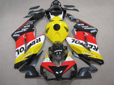 CBR 1000 RR 04-05 Verkleidungen - Gelb Rot Repsol