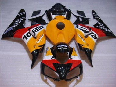 CBR 1000 RR 04-05 Verkleidungen - Orange Schwarz Repsol