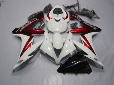 CBR 1000 RR 04-05 Verkleidungen & Plastik - Weiß Rot