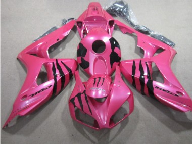 CBR 1000 RR 06-07 Verkleidungen - Rosa Schwarz Monster