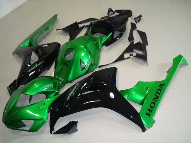 CBR 1000 RR 06-07 Verkleidungen - Schwarz Grün