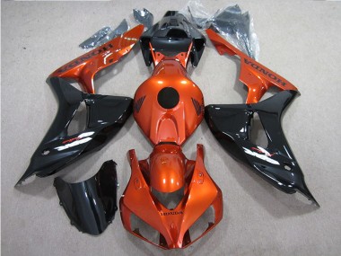 CBR 1000 RR 06-07 Verkleidungen - Schwarz Orange