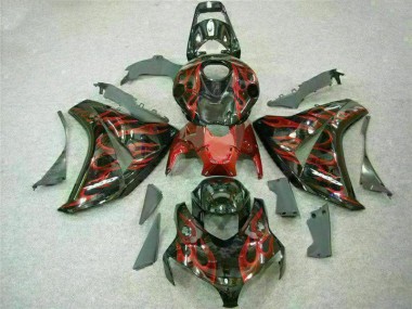 CBR 1000 RR 08-11 Verkleidung - Rot Flamme