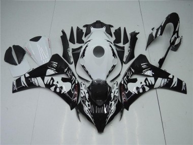 CBR 1000 RR 08-11 Verkleidungen - Schwarz Weiß