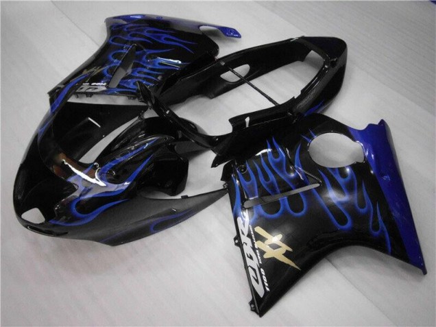 CBR 1100 XX 96-07 Verkleidungen - Blau Flamme