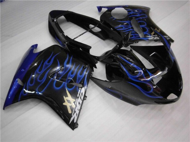 CBR 1100 XX 96-07 Verkleidungen - Blau Flamme