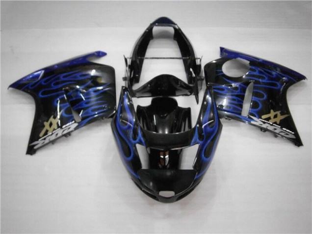 CBR 1100 XX 96-07 Verkleidungen - Blau Flamme