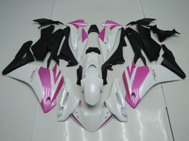 CBR 250 RR 11-13 Verkleidungen - Weiß Rosa