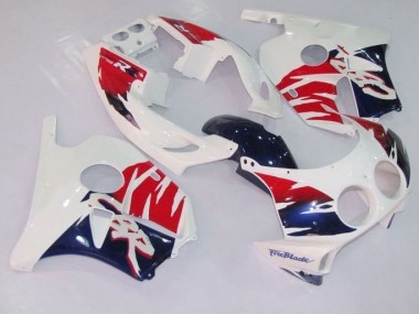 CBR 250 RR MC19 1988-1989 Verkleidungen - Rot und Blau