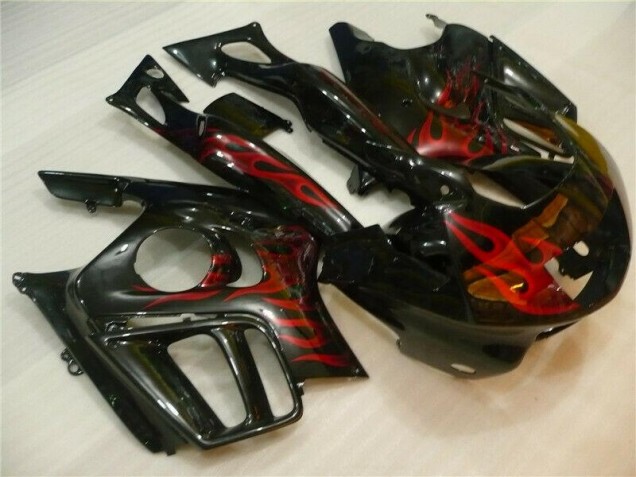 CBR 600 F3 95-98 Verkleidung - Schwarz rote Flamme CBR 600 F3 95-98 Verkleidung - Schwarz rote Flamme