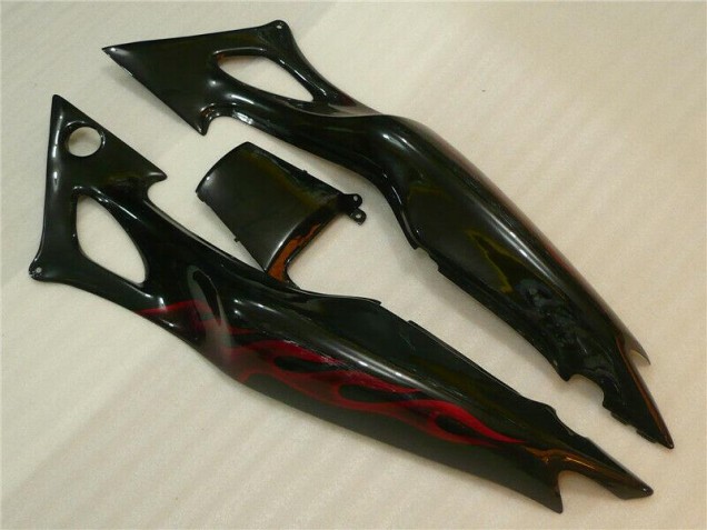 CBR 600 F3 95-98 Verkleidung - Schwarz rote Flamme CBR 600 F3 95-98 Verkleidung - Schwarz rote Flamme