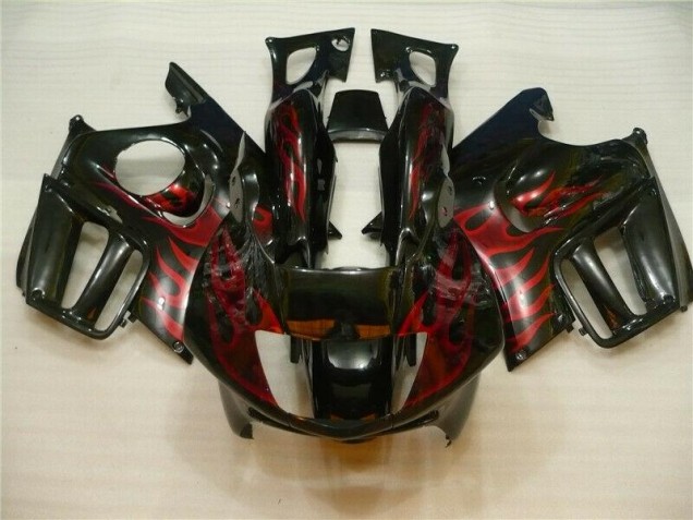 CBR 600 F3 95-98 Verkleidung - Schwarz rote Flamme CBR 600 F3 95-98 Verkleidung - Schwarz rote Flamme