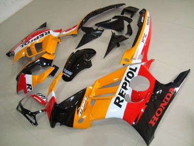 CBR 600 F3 95-98 Verkleidungen - Orange Schwarz Repsol