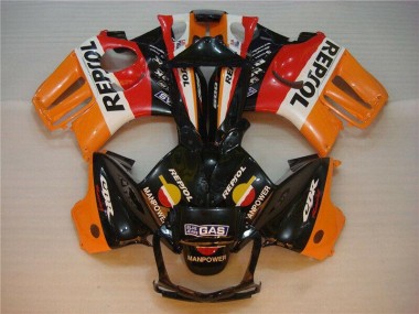 CBR 600 F3 95-98 Verkleidungen - Schwarz Orange Repsol
