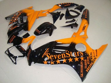 CBR 600 F3 95-98 Verkleidungen - Schwarz Orange Sieben Sterne
