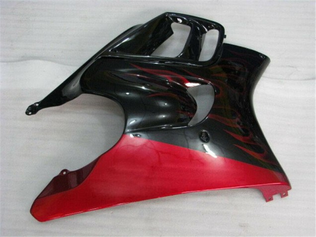 CBR 600 F3 95-98 Verkleidungen - Schwarz rote Flamme CBR 600 F3 95-98 Verkleidungen - Schwarz rote Flamme