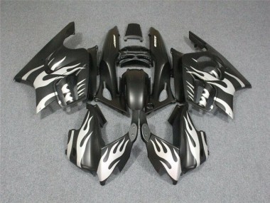 CBR 600 F3 95-98 Verkleidungen - Schwarze Weiße Flamme