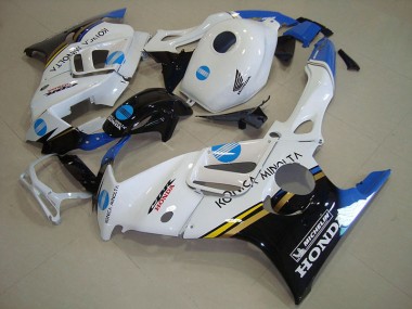 CBR 600 F3 95-98 Verkleidungen - Weiß Blau Konica Minolta