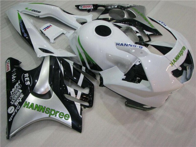 CBR 600 F3 95-98 Verkleidungen - Weiß Grün Hannspree CBR 600 F3 95-98 Verkleidungen - Weiß Grün Hannspree