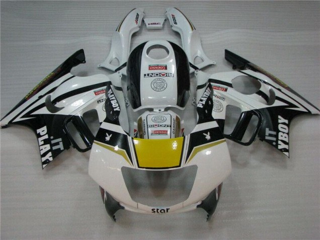 CBR 600 F3 95-98 Verkleidungen - Weiß Schwarz Playboy CBR 600 F3 95-98 Verkleidungen - Weiß Schwarz Playboy