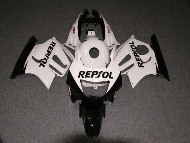 CBR 600 F3 95-98 Verkleidungen - Weiß Schwarz Repsol CBR 600 F3 95-98 Verkleidungen - Weiß Schwarz Repsol