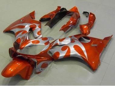 CBR 600 F4i 04-07 Verkleidungen - Orange Silber