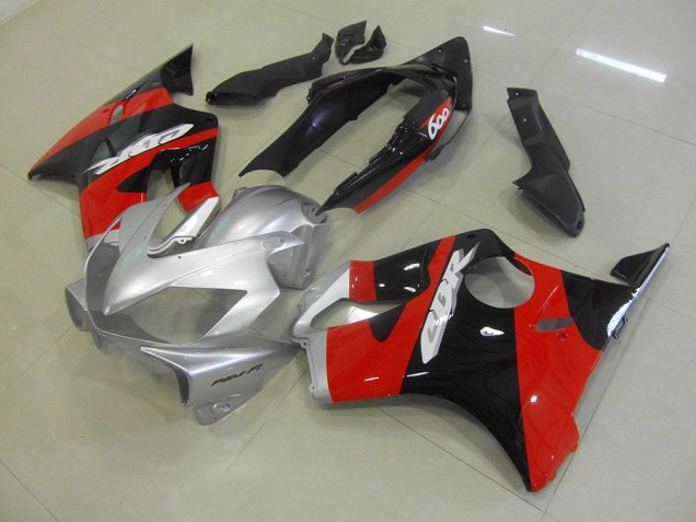 CBR 600 F4i 04-07 Verkleidungen - Schwarz Rot Silber CBR 600 F4i 04-07 Verkleidungen - Schwarz Rot Silber