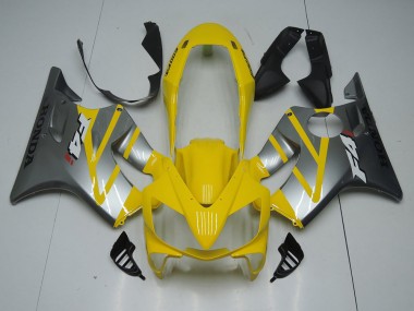 CBR 600 F4i 04-07 Vollverkleidung - Gelb Grau