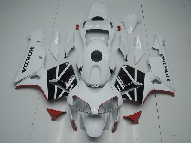 CBR 600 RR 03-04 Verkleidung - Weiß Schwarz