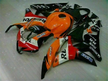 CBR 600 RR 07-08 Verkleidung - Orange Schwarz Repsol