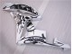 CBR 600 RR 07-08 Verkleidung - Schwarz Weiß
