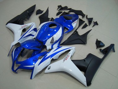 CBR 600 RR 07-08 Verkleidungen - Blau Weiß Matt Schwarz