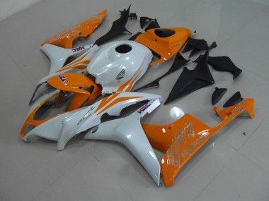 CBR 600 RR 07-08 Verkleidungen - Perl Weiß Orange