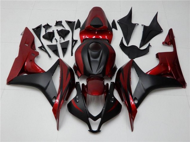 CBR 600 RR 07-08 Verkleidungen - Rot Schwarz