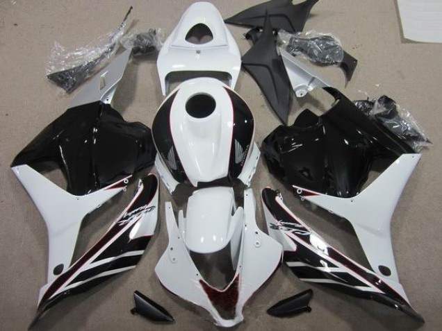 CBR 600 RR 09-12 Verkleidung - Schwarz Weiß CBR 600 RR 09-12 Verkleidung - Schwarz Weiß