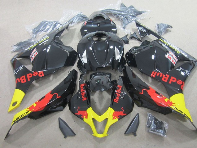 CBR 600 RR 09-12 Verkleidung - Schwarzer Rot Bull CBR 600 RR 09-12 Verkleidung - Schwarzer Rot Bull