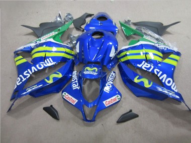 CBR 600 RR 09-12 Verkleidungen - Blau Weiß Movistar