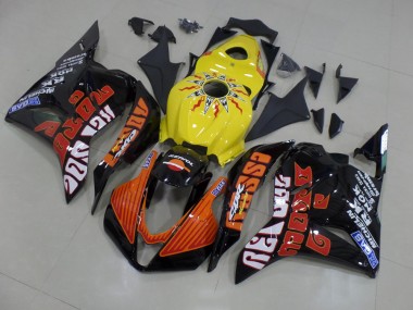 CBR 600 RR 09-12 Verkleidungen - Gelb Rossi Rennen