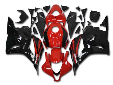 CBR 600 RR 09-12 Verkleidungen Komplett Sets - Rot Schwarz