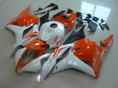 CBR 600 RR 09-12 Verkleidungen - Orange Perl Weiß