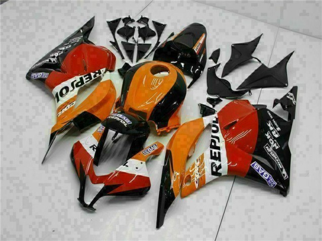 CBR 600 RR 09-12 Verkleidungen - Orange Repsol CBR 600 RR 09-12 Verkleidungen - Orange Repsol