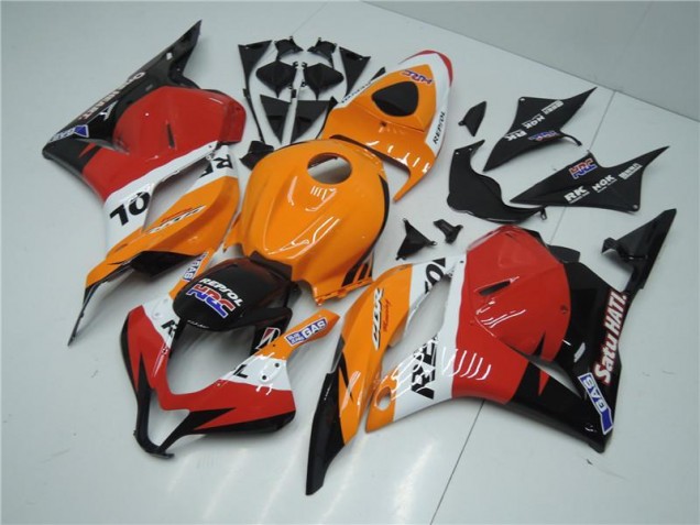 CBR 600 RR 09-12 Verkleidungen - Orange Rot Schwarz Repsol CBR 600 RR 09-12 Verkleidungen - Orange Rot Schwarz Repsol