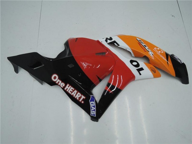 CBR 600 RR 09-12 Verkleidungen - Orange Rot Schwarz Repsol CBR 600 RR 09-12 Verkleidungen - Orange Rot Schwarz Repsol