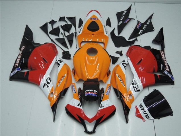 CBR 600 RR 09-12 Verkleidungen - Orange Rot Schwarz Repsol CBR 600 RR 09-12 Verkleidungen - Orange Rot Schwarz Repsol