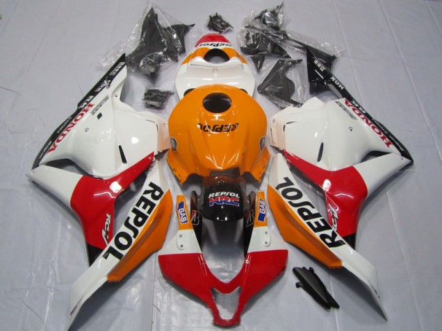 CBR 600 RR 09-12 Verkleidungen - Orange Rot Weiß Repsol CBR 600 RR 09-12 Verkleidungen - Orange Rot Weiß Repsol
