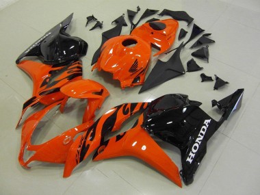 CBR 600 RR 09-12 Verkleidungen - Orange Schwarz