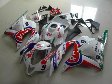 CBR 600 RR 09-12 Verkleidungen - Rot Weiß Pata
