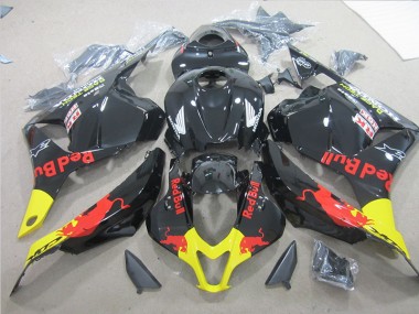 CBR 600 RR 09-12 Verkleidungen - Schwarz Gelb Rot Bull